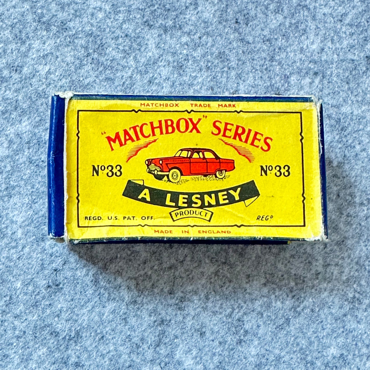 MATCHBOX SERIES nr. 33 Ford Zodiac MKll Sedan SPW fra 1957