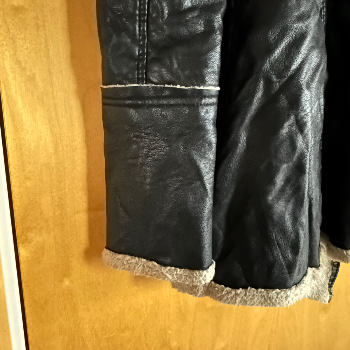 Vintage / Retro skinnjakke til dame (L)