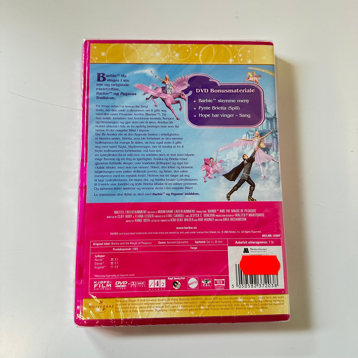 Barbie og Pegasus trolldom (DVD) - Ny i plast!