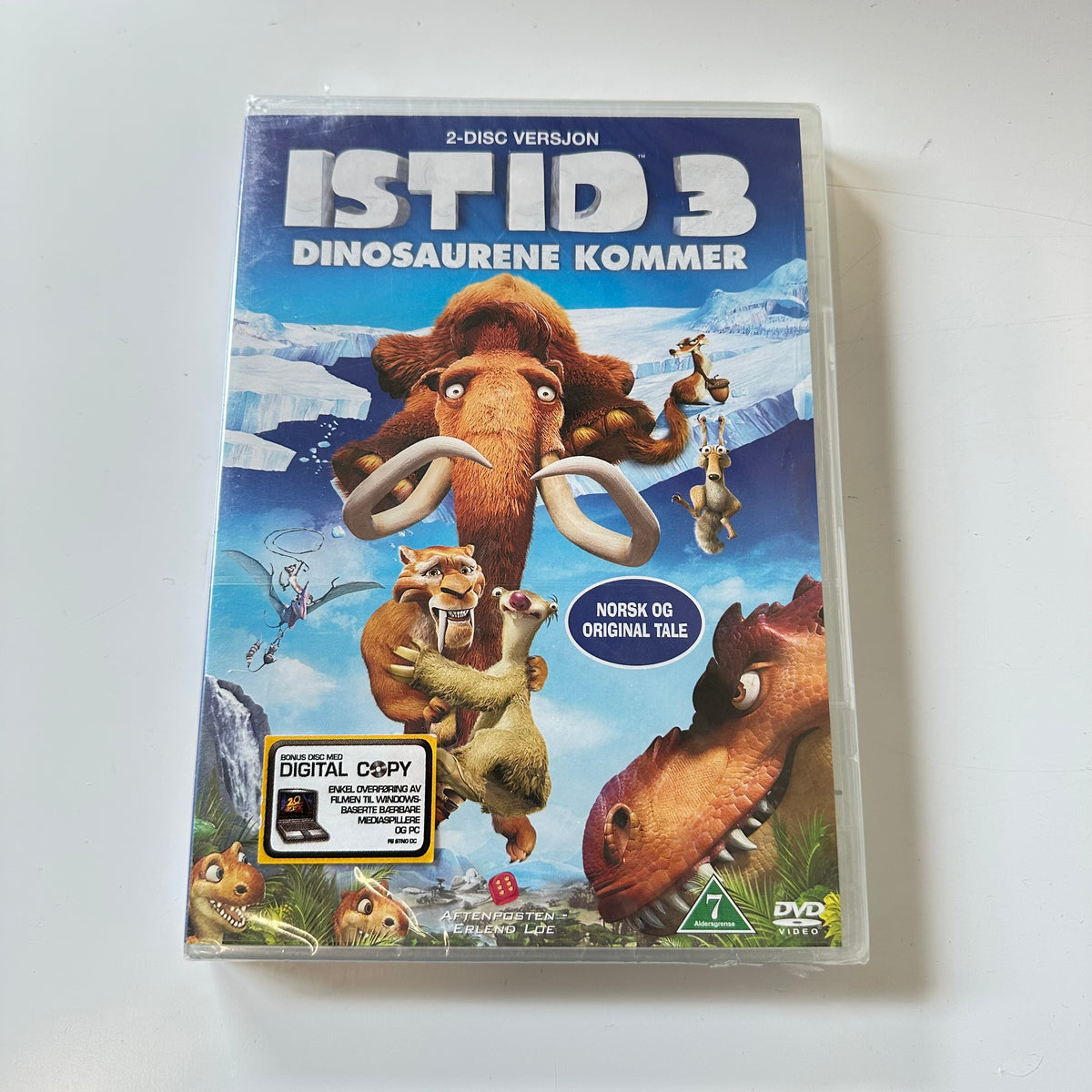 ISTID 3 - Dinosaurene kommer (2-disk versjon, DVD) - Ny i plast !