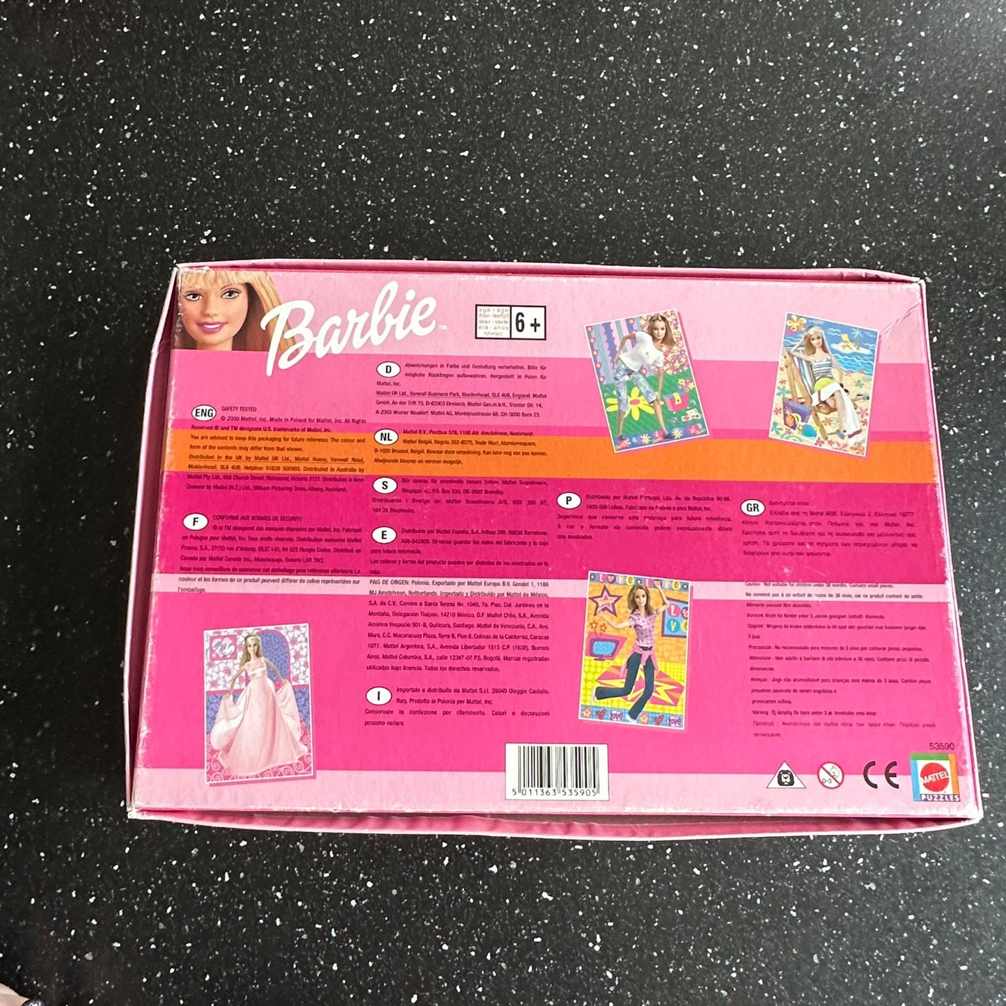Barbie super puslespill 100 biter (fra 2000)