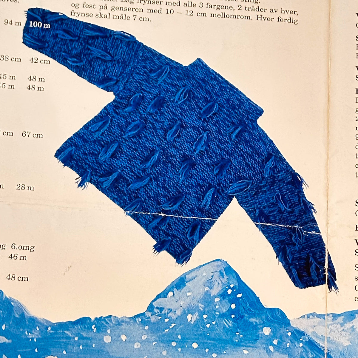Jul i Blåfjell strikkeoppskrifter