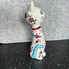 Vintage
Porselens Katt med blomster