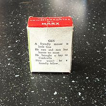 Vintage Gus fra Askepott 
Håndmalt figur i original esken fra 1961