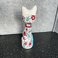 Vintage
Porselens Katt med blomster