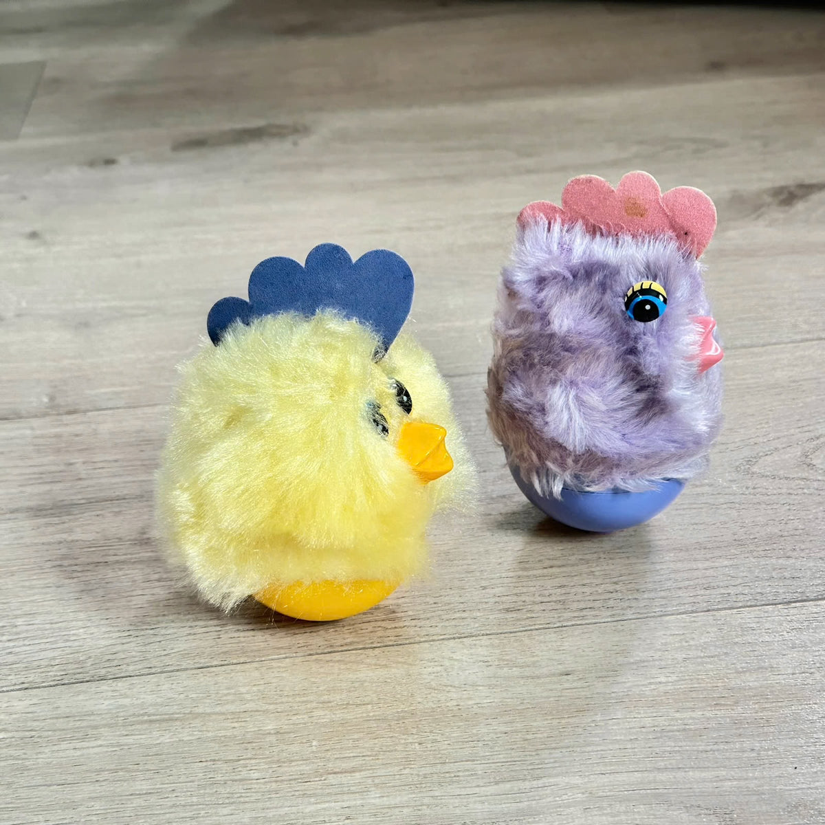 2 stk vintage Påskeegg kyllinger