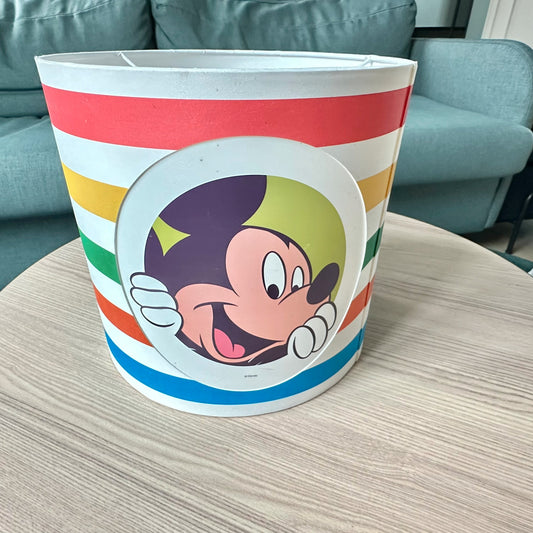 Vintage lampeskjerm med Mikke Mus