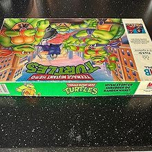 Teenage Mutant Hero Turtles brettspillet fra 1990