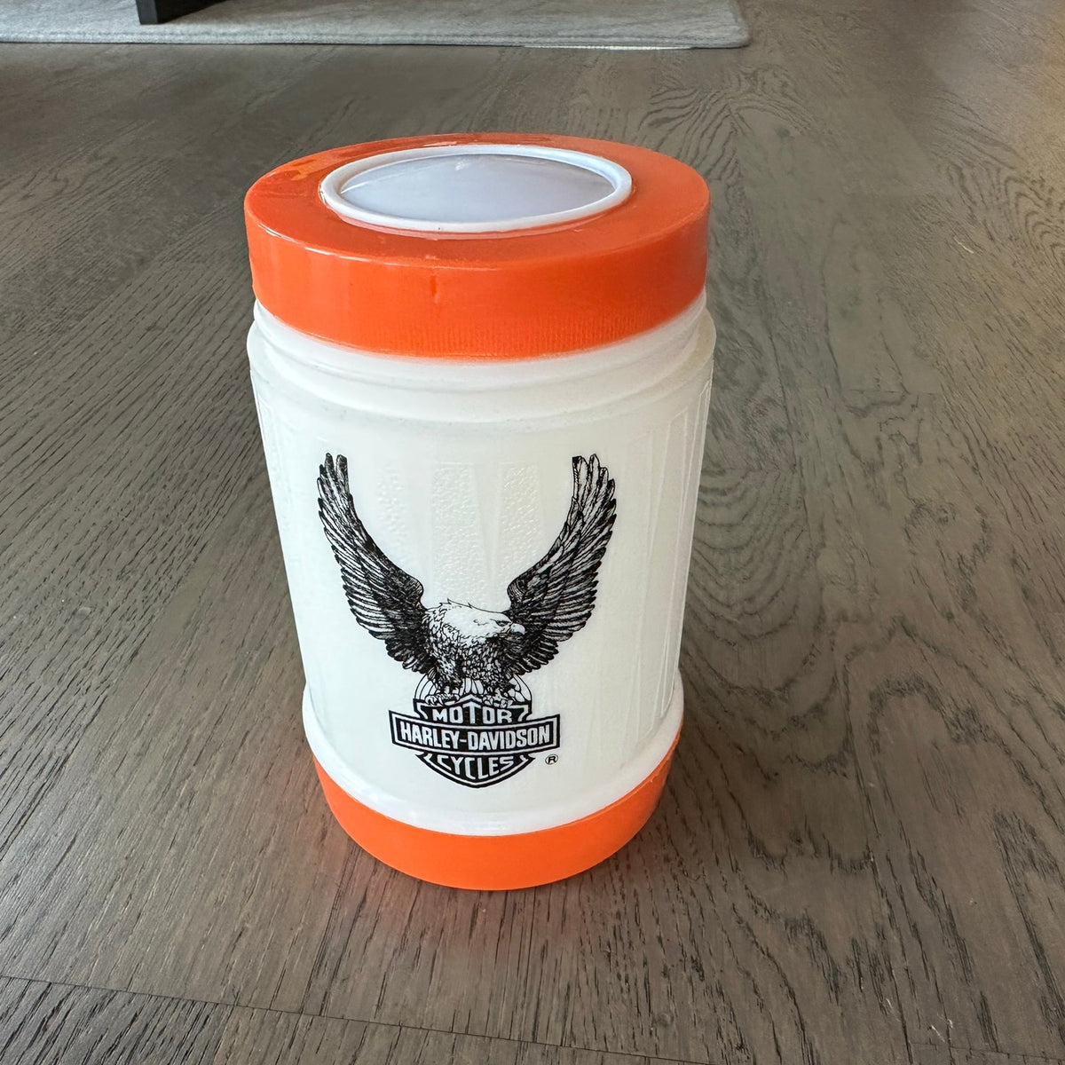 Harley Davidson sett med Super Hog - Koffert med Matboks og Termos (1987)