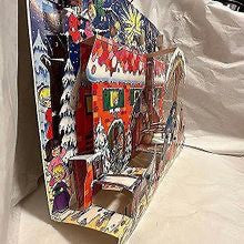 Gammel flott Julekalender med rørlige figurer (1960-70 tall)