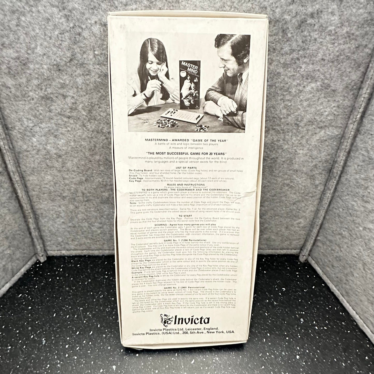 Master Mind (originalen fra Invicta, 1972) - komplett !