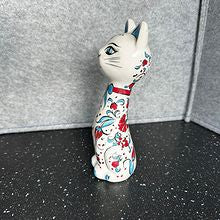 Vintage
Porselens Katt med blomster