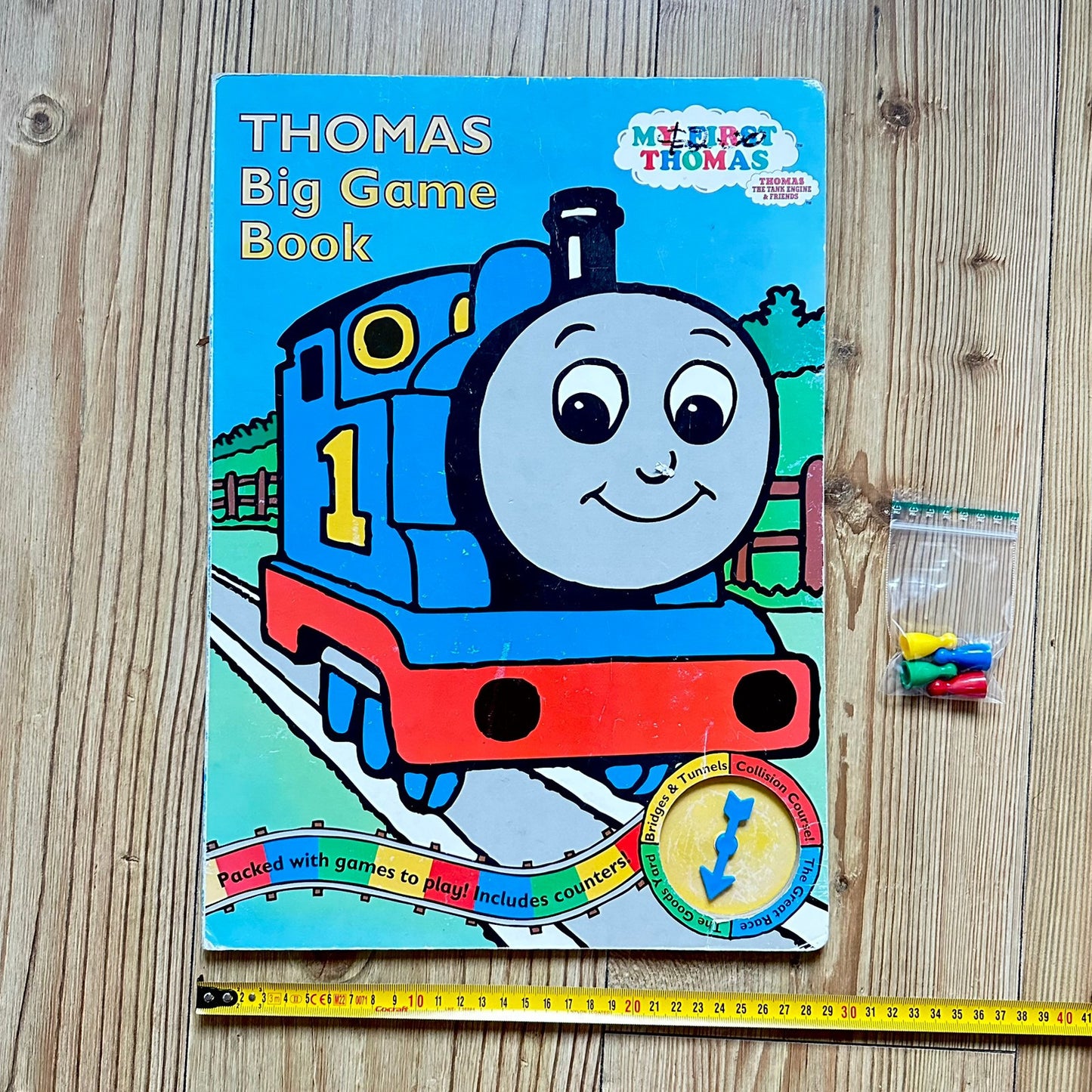 THOMAS Stor bok med Brettspill (1997)