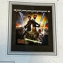 STAR WARS gardiner/ passer og  som vegg-bilde  (2 lengder)