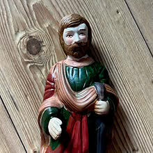 Vintage - 11 Store julekrybbe-figurer i keramikk