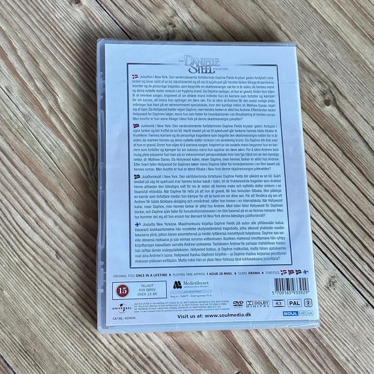Danielle Steel: Once in a lifetime (DVD) Ny i plast