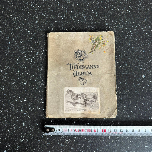 Gammelt samlealbum fra J. L. Tiedemanns - komplett med 48 samlekort