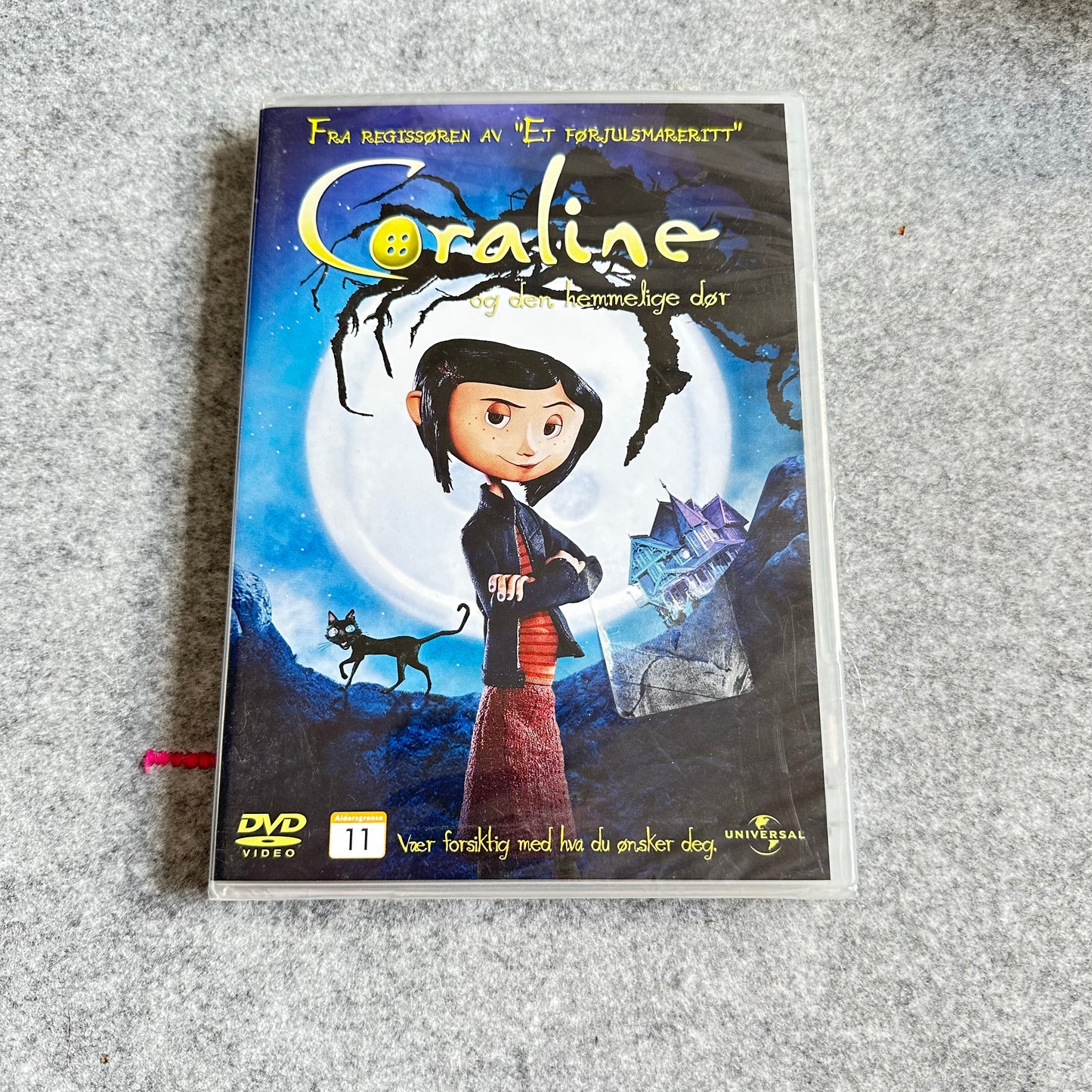 Coraline og den hemmelige dør (DVD) - Ny i plast!