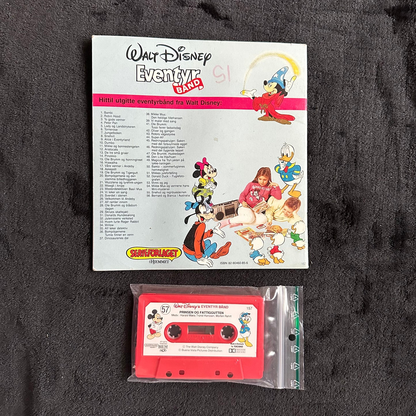 57 Disney Eventyrbånd - Prinsen og fattiggutten