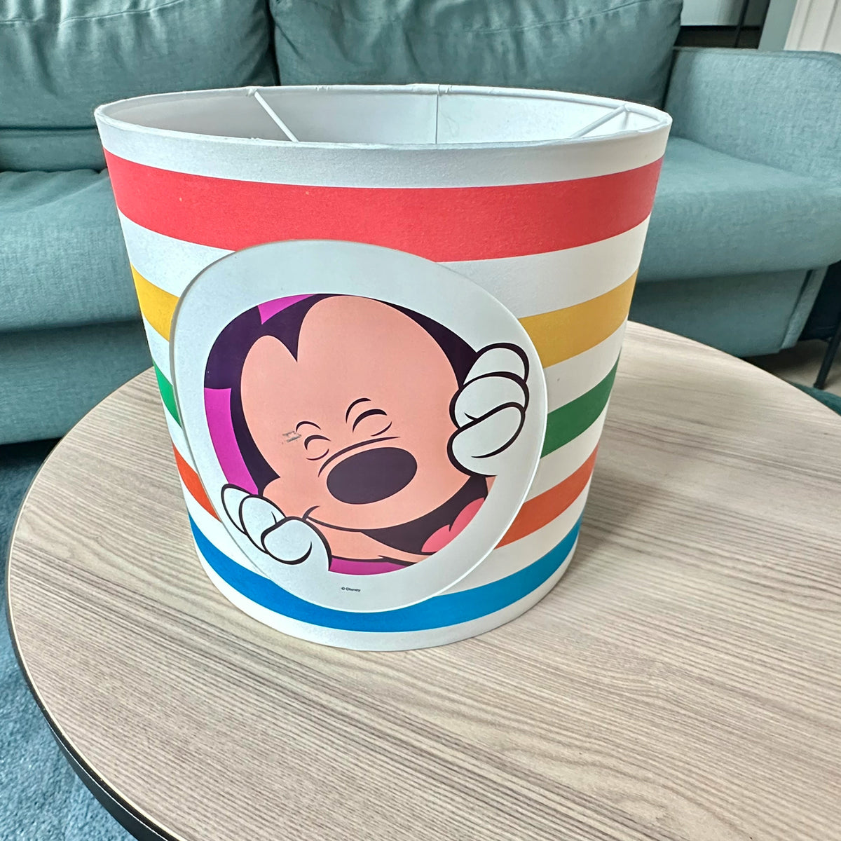 Vintage lampeskjerm med Mikke Mus