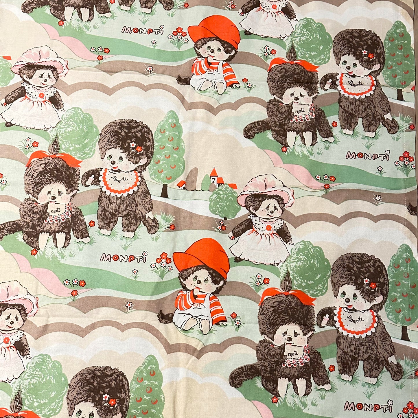Vintage Gardiner med Monchhichi motiv