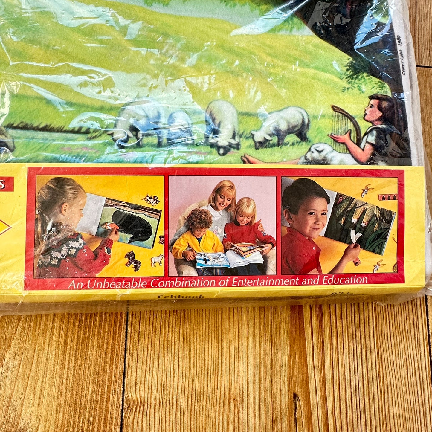 Betty Lukens Felt Activity Book Kit - Fortellinger fra Bibelen (1980) - Uåpnet !