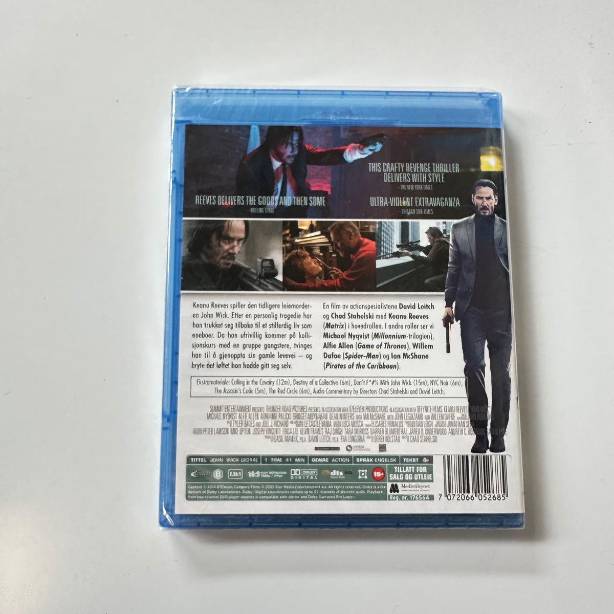 JOHN WICK (Blu-ray) - Ny i plast !