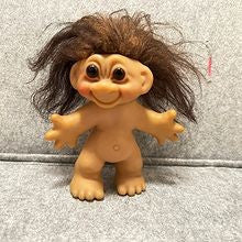 Gammelt LykkeTroll fra 1960- tallet av THOMAS DAM (14cm)