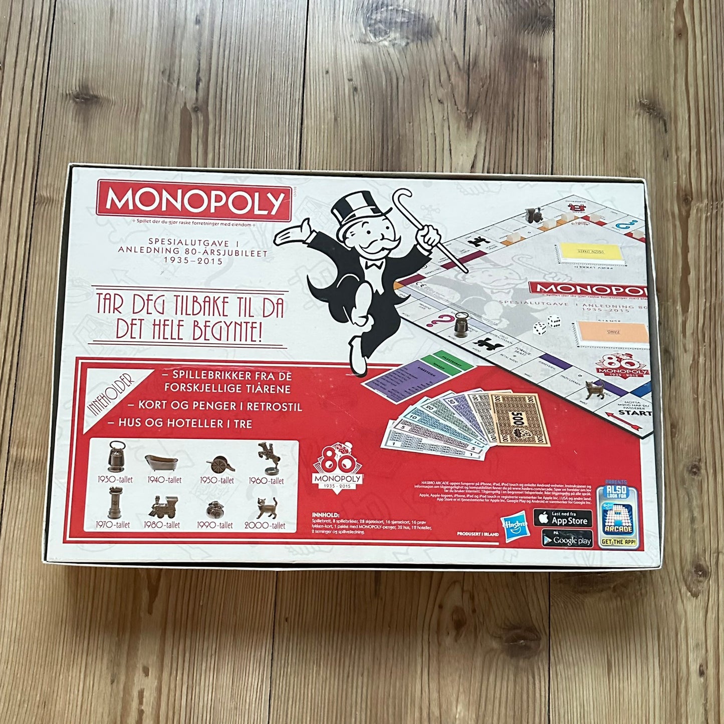 MONOPOLY Spesialutgave i anledning 80-års jubileet 1935-2015