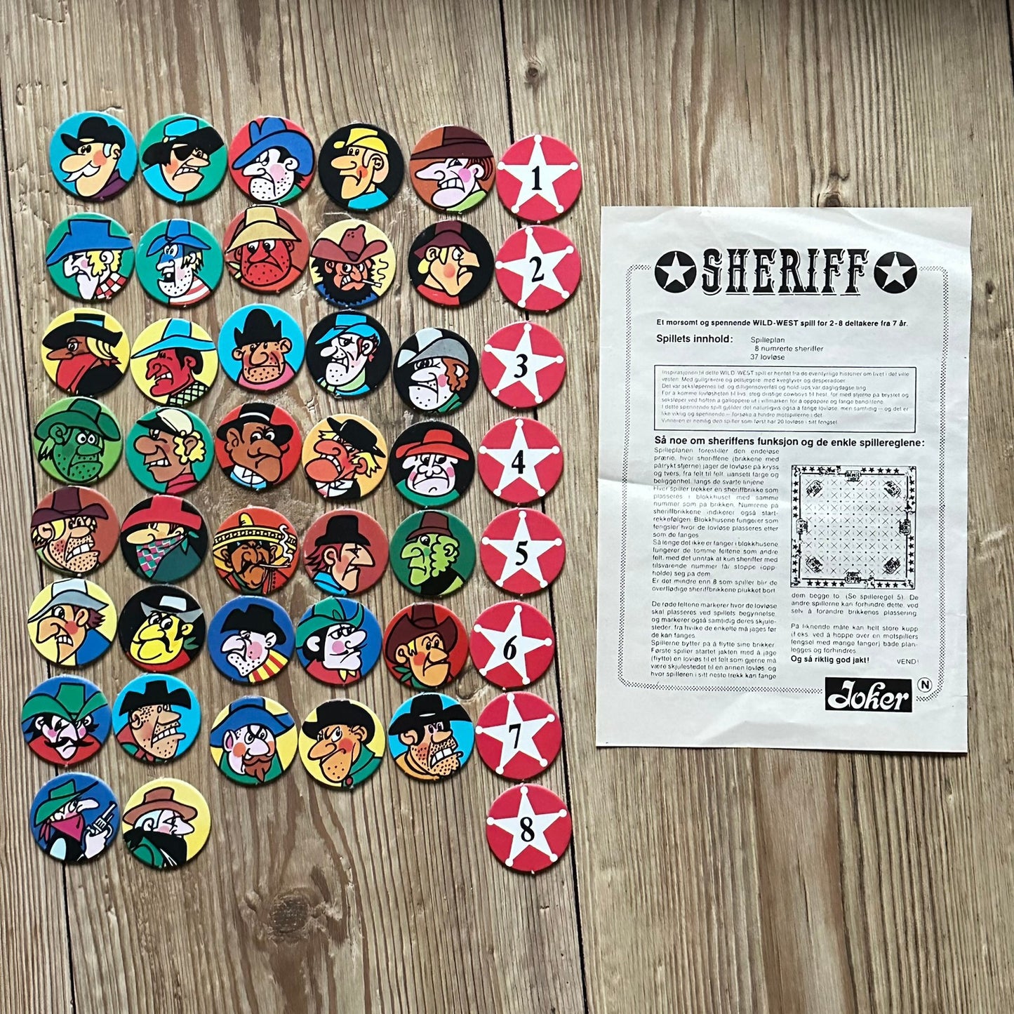 SHERIFF - brettspill fra Joker/Brio