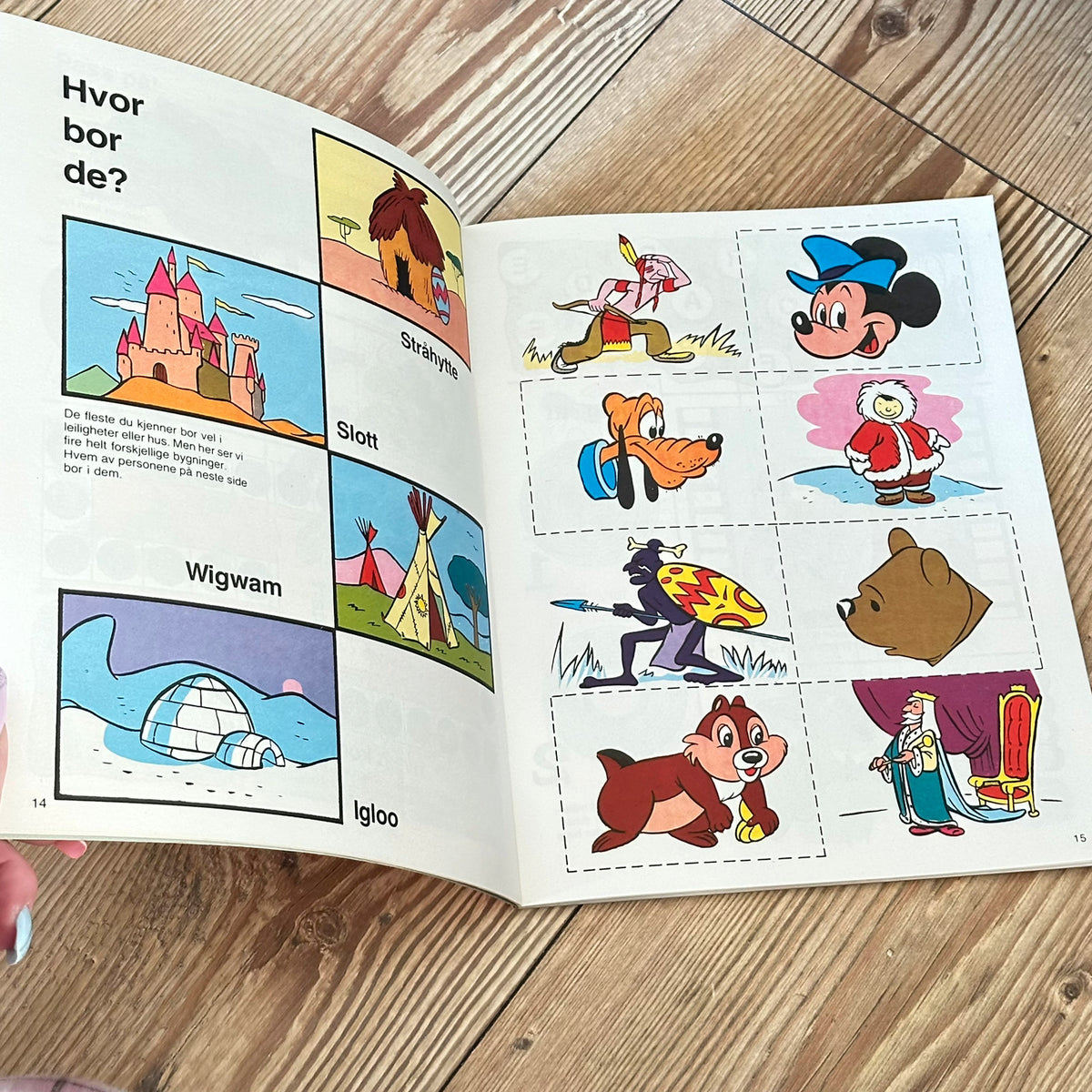 Gammel Aktivitetsbok med Walt Disney fra 1977 - ubrukt !
