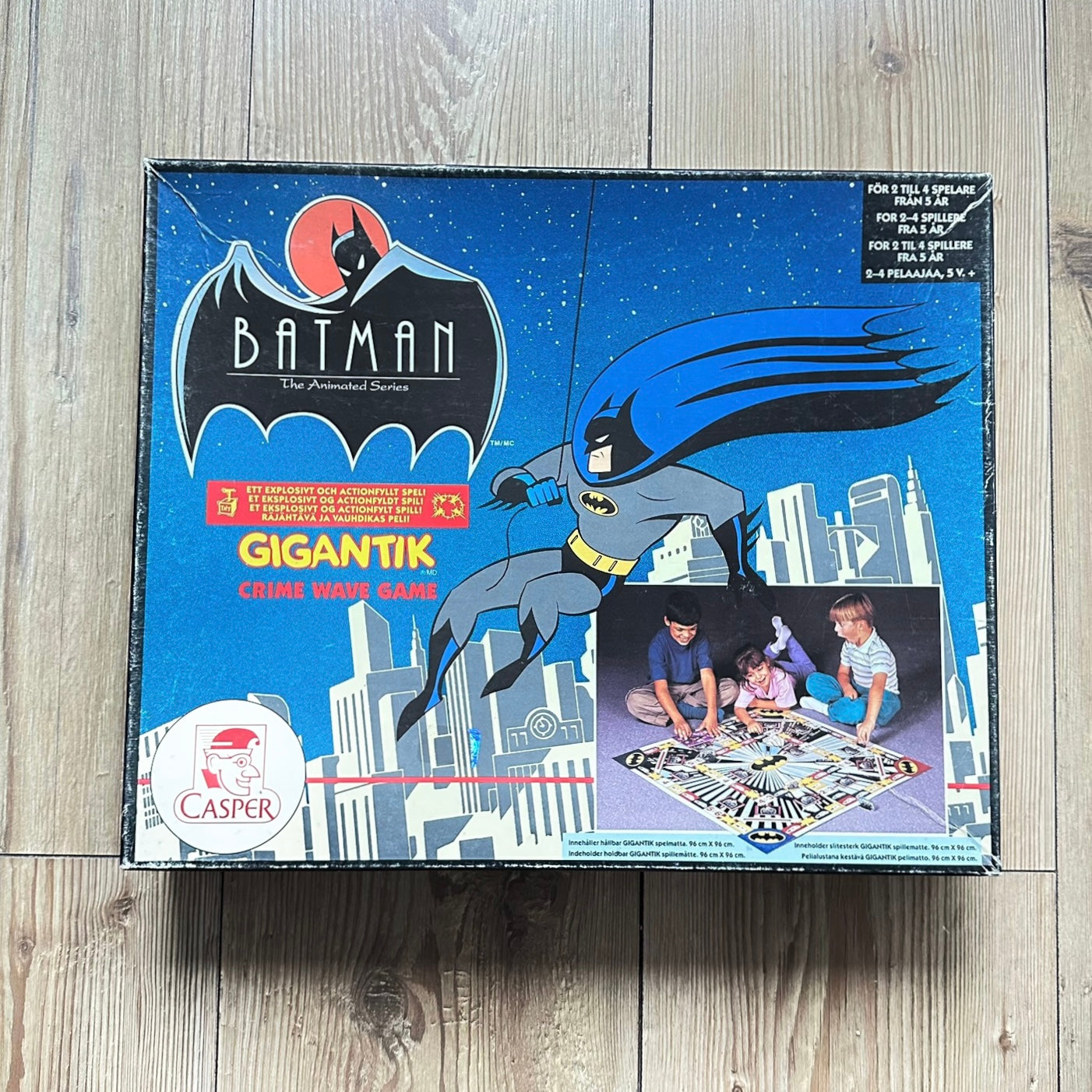 BATMAN The Animated Series - Gigantik Crime Wave Game (1995)