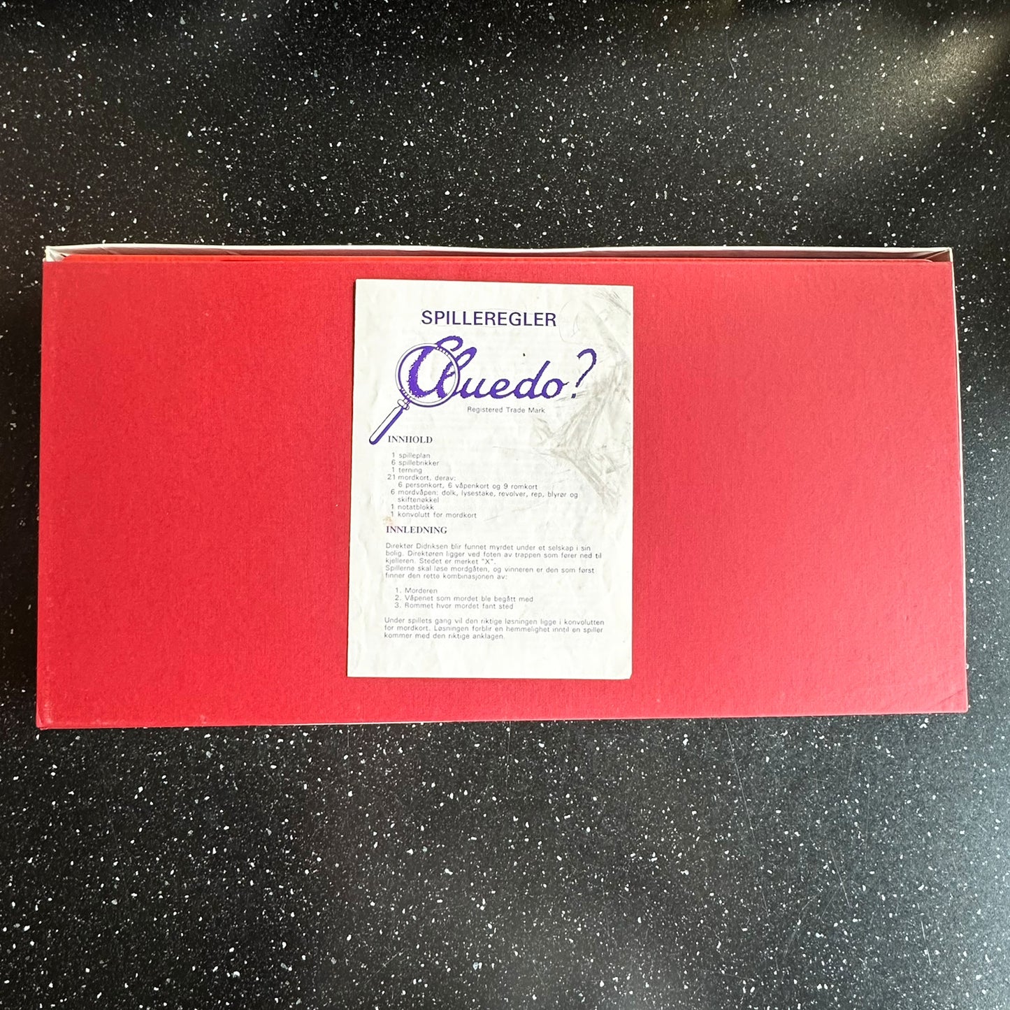 MISTENKT CLUEDO (1992)