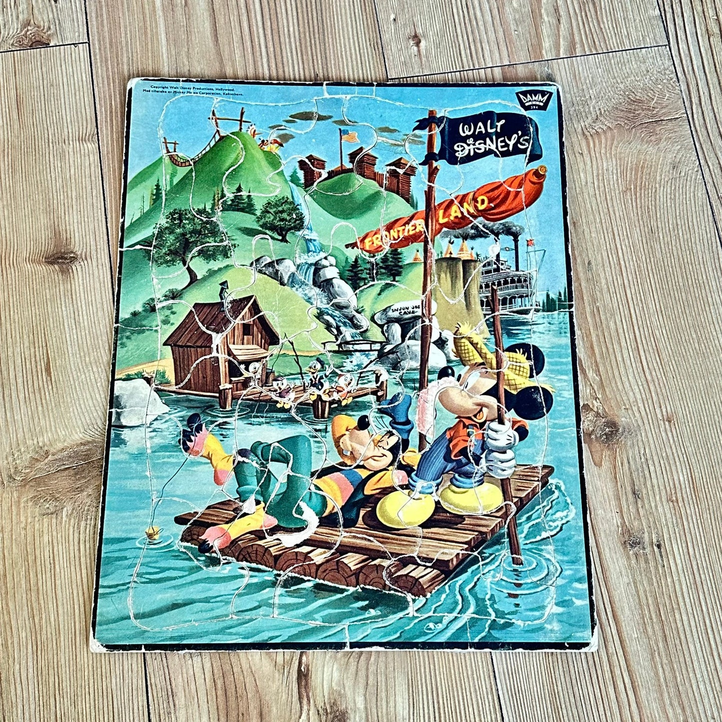 Walt Disney - Gammelt puslespill fra DAMM nr. 394