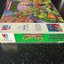 Teenage Mutant Hero Turtles brettspillet fra 1990