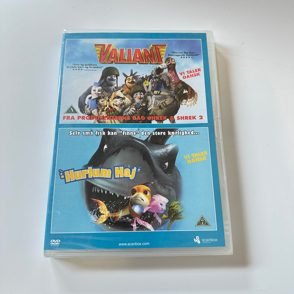 VALIANT + HURLUM HAI (DVD) - Ny i plast !