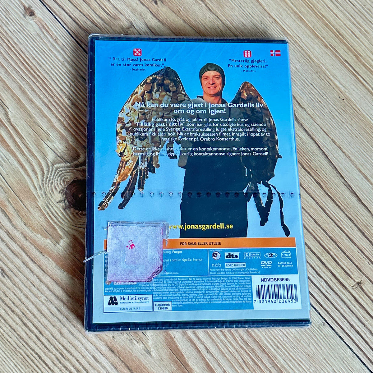 Jonas Gardell - Tillfällig gäst i ditt liv (DVD) Ny i plast