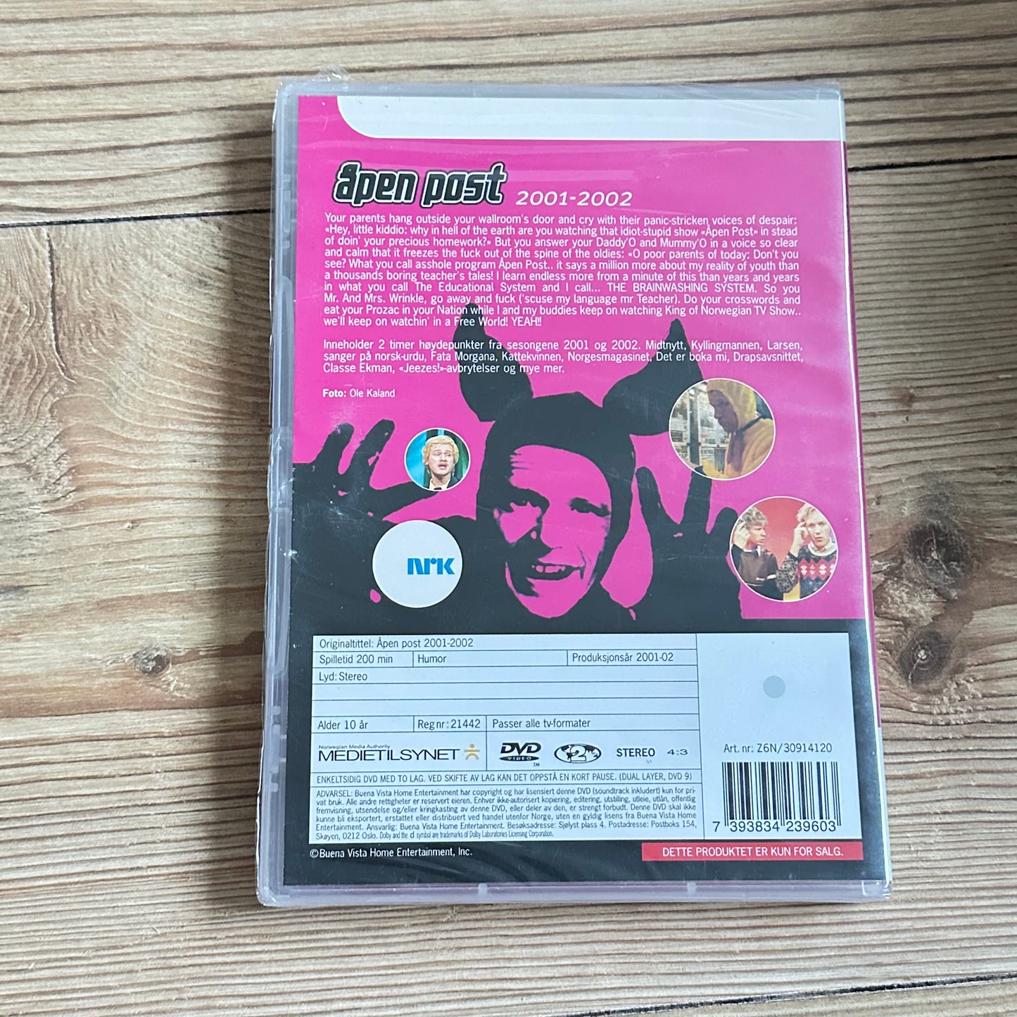 åpen post 2001-2002 (DVD) - Ny i plast!