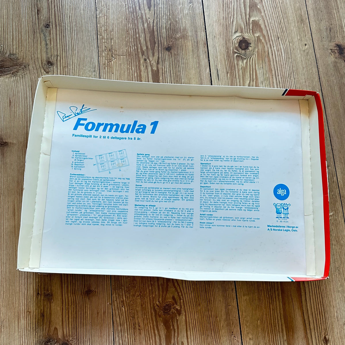 FORMULA 1 - brettspillet fra 1970-tallet - Komplett !