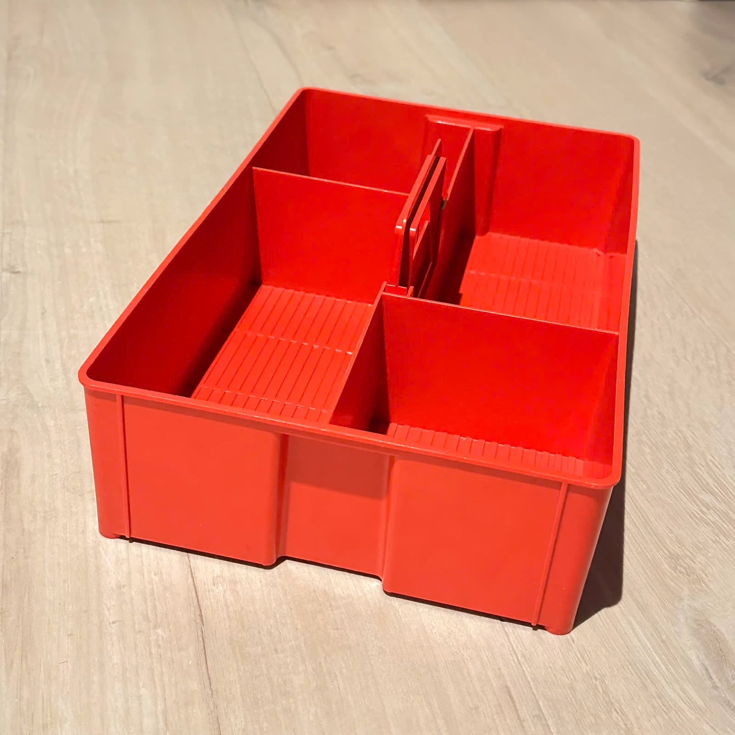 LEGO sorteringsboks / oppbevaringsboks med hank fra 1970-tallet