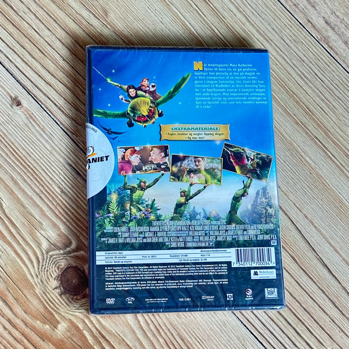 Epic skogens hemmelige rike (DVD) - Ny i plast !