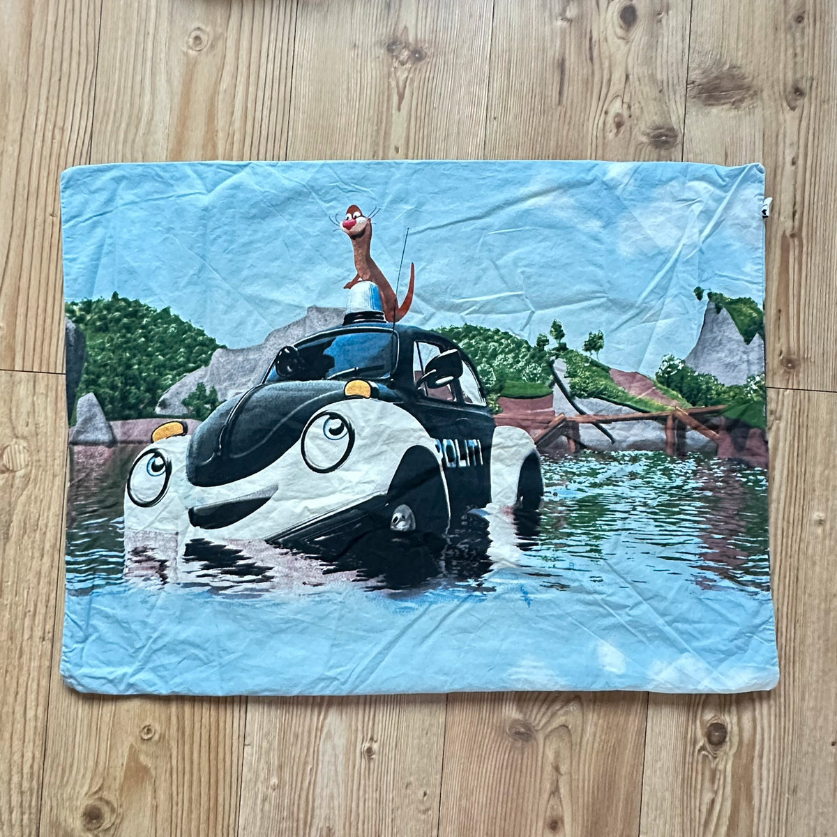 Pelle Politibil sengetøy (140 x 200cm / 50 x 70cm)