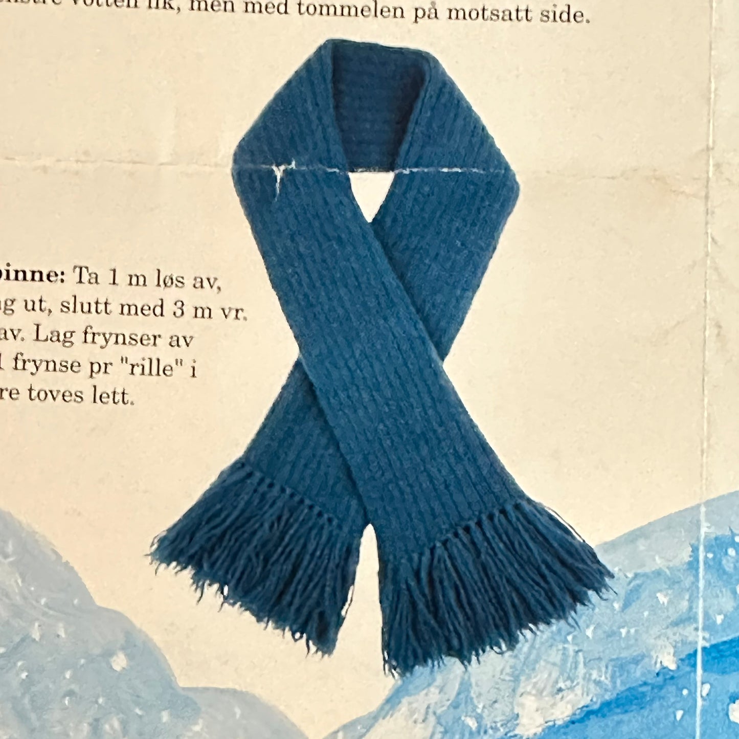 Jul i Blåfjell strikkeoppskrifter