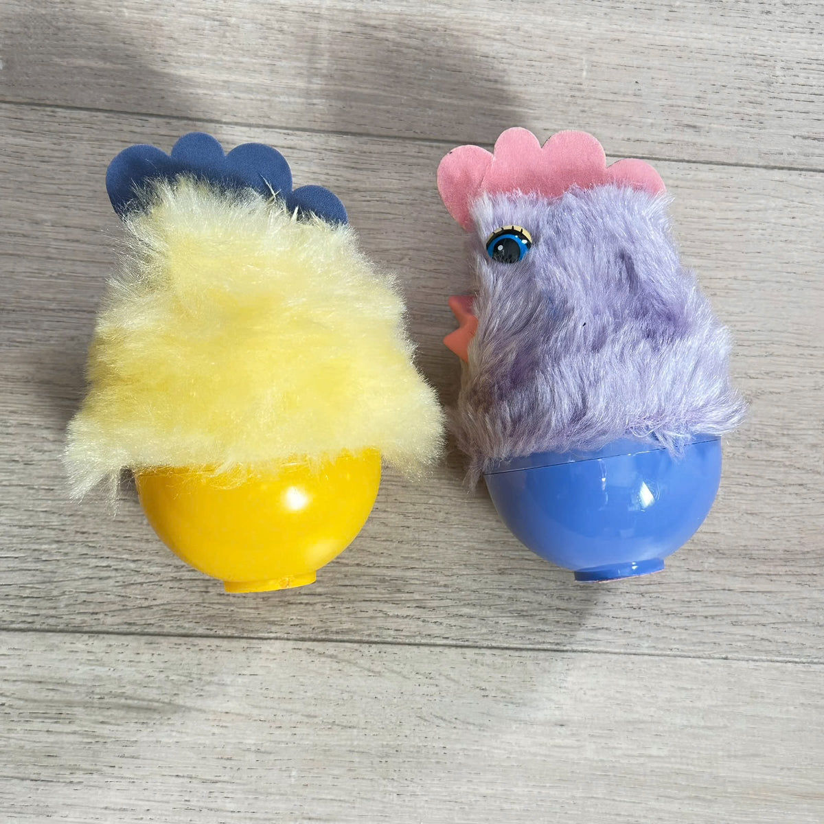 2 stk vintage Påskeegg kyllinger