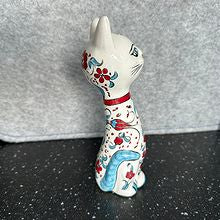 Vintage
Porselens Katt med blomster