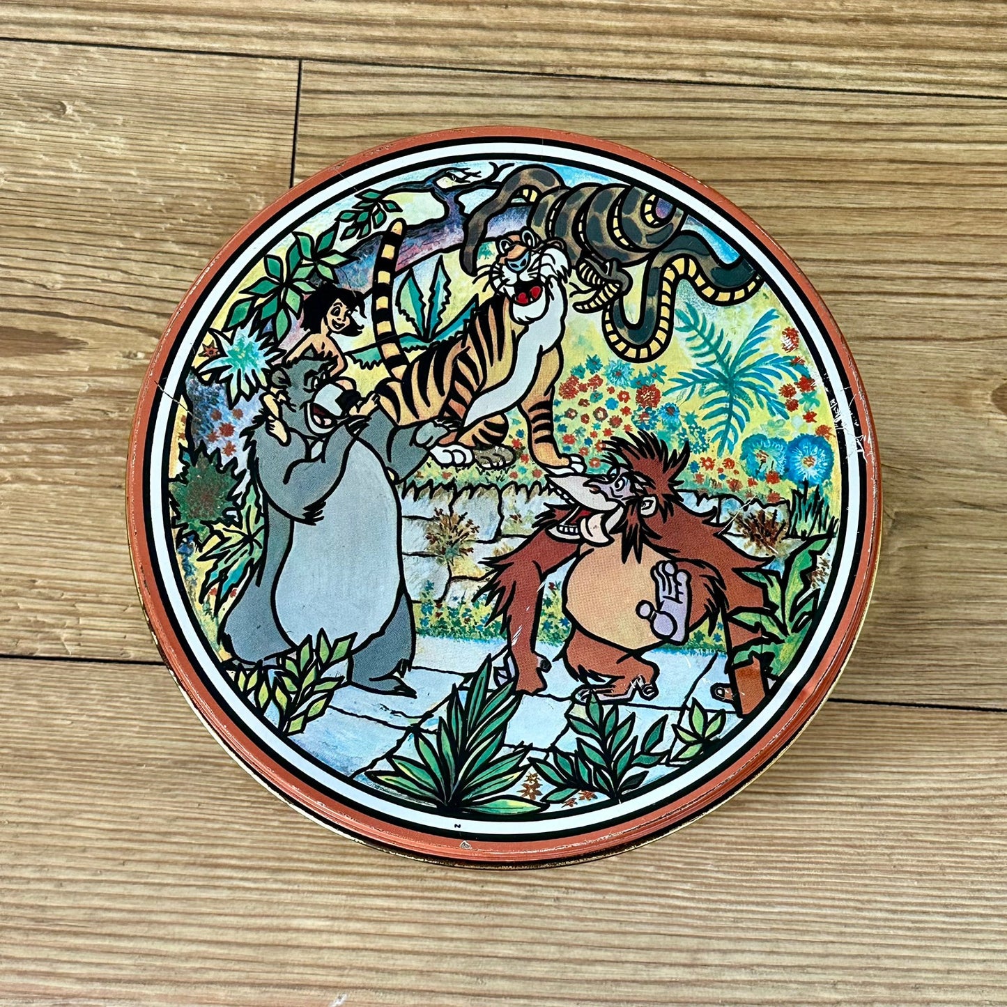 Disney’s Jungelboken Kakeboks i metall - vintage !