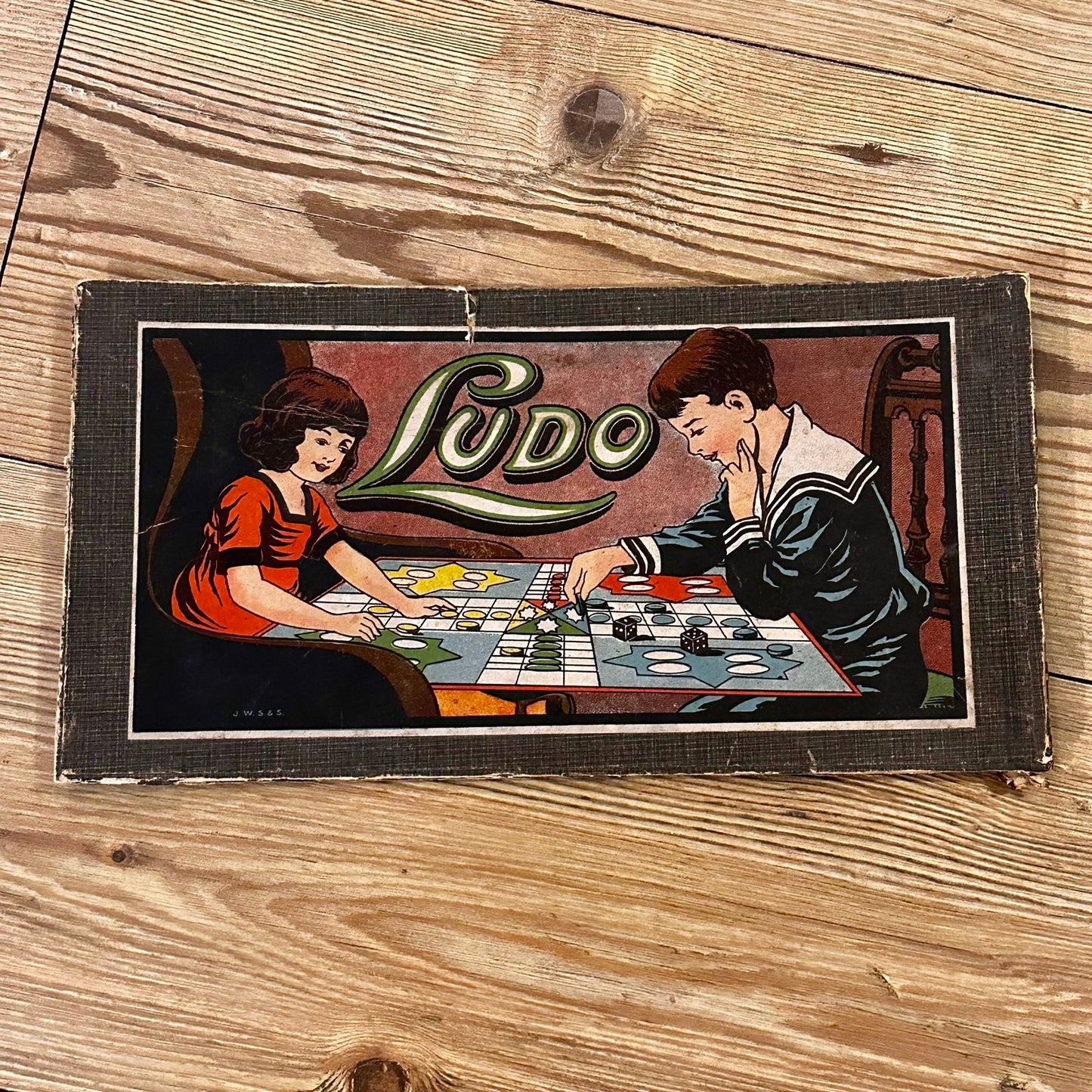 Gammelt LUDO fra tidlig 1930-tall