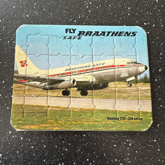 BRAATHENS SAFE BOEING 737 puslespill
