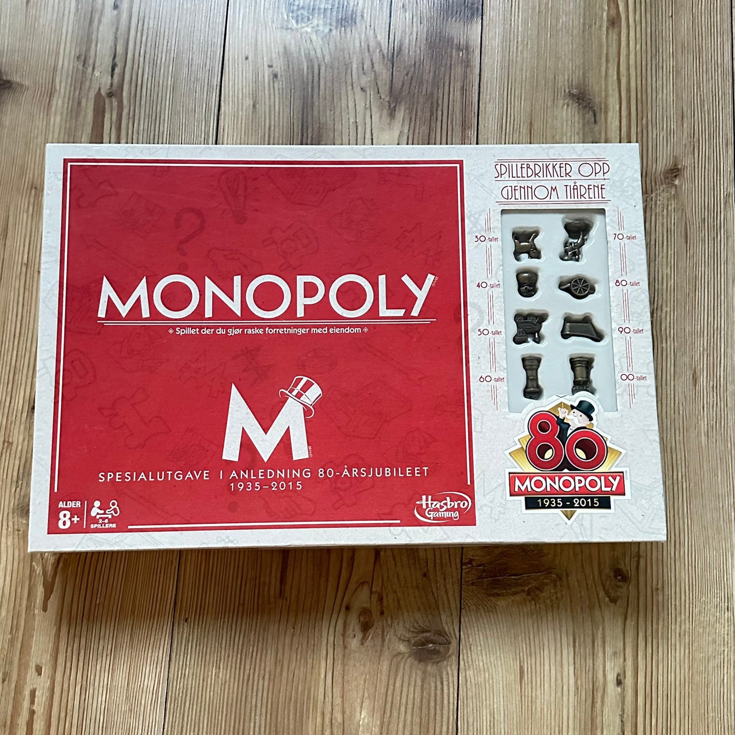 MONOPOLY Spesialutgave i anledning 80-års jubileet 1935-2015