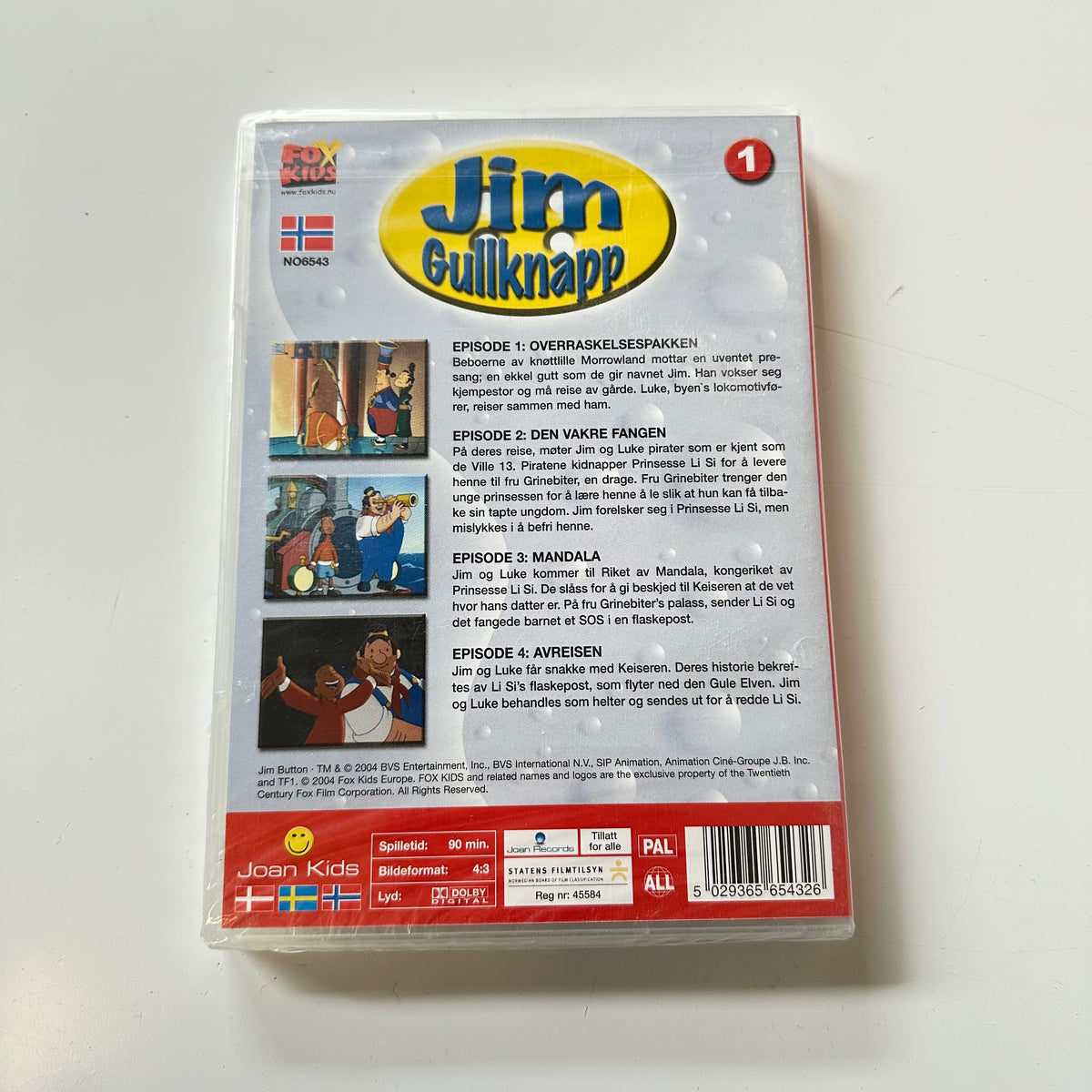 Jim Gullknapp 1 (DVD) - Ny i plast !